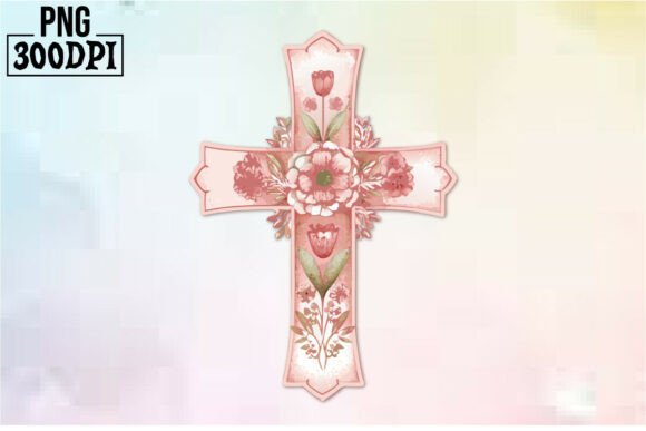 Cross Pink Ribbon Flowers Clipart 13 Review