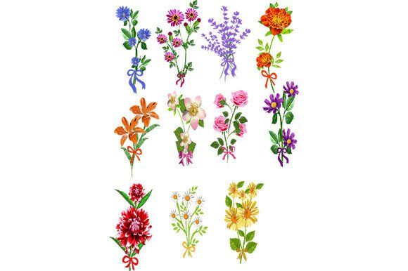 Flowers and Bows Graphics for Digital Product Creators