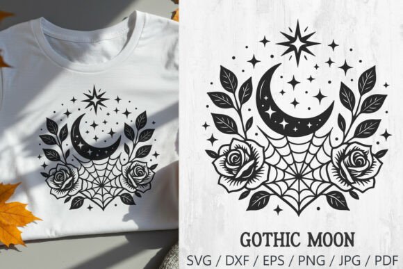 Gothic Moon Graphics for Bold Branding