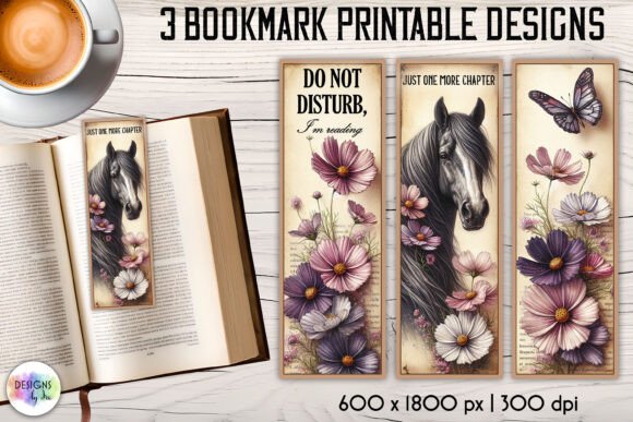 Horse and Flowers Vintage Bookmarks Review