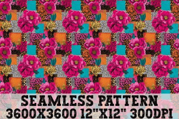 Patchwork Flowers Qult Graphics for Local Branding