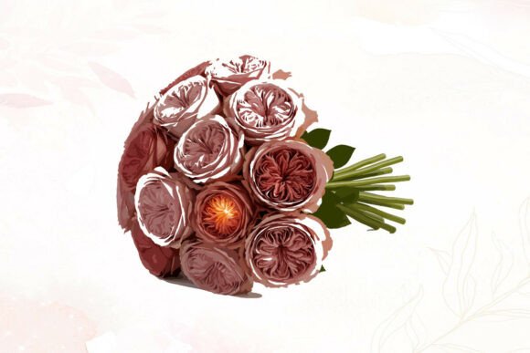 Pink Garden Roses Graphics for Soft Branding