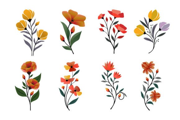 Spring Flowers Graphics for Handmade Creators